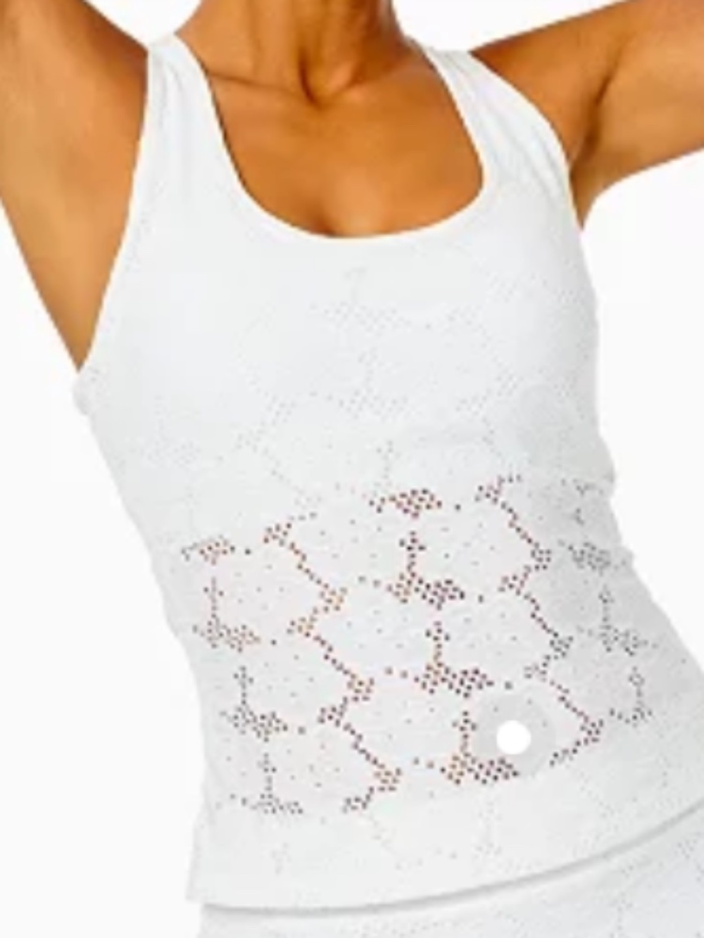 Lilly Pulitzer Large White Skort and Tank Set - Picture 3 of 8